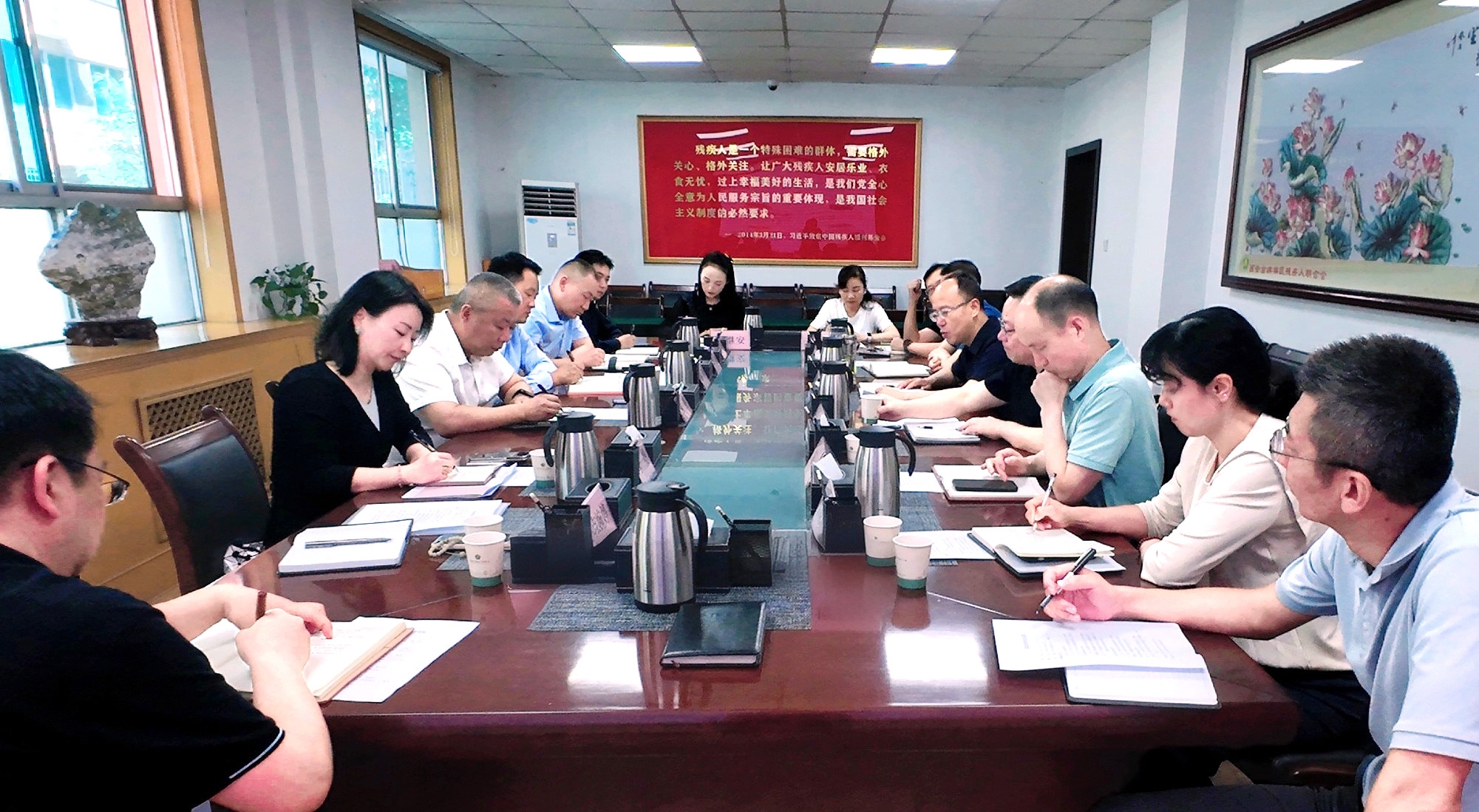 強盛一行赴西安市殘疾人聯合會開展專題調研——共商殘疾人康復養老事業發展，探索科技助殘服務新模式