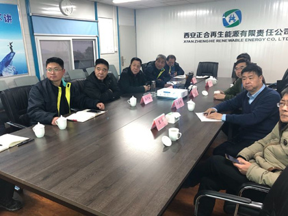 集團領導會同航天六院、航天六院十一所（京）調研灞橋生活垃圾無害化處理項目